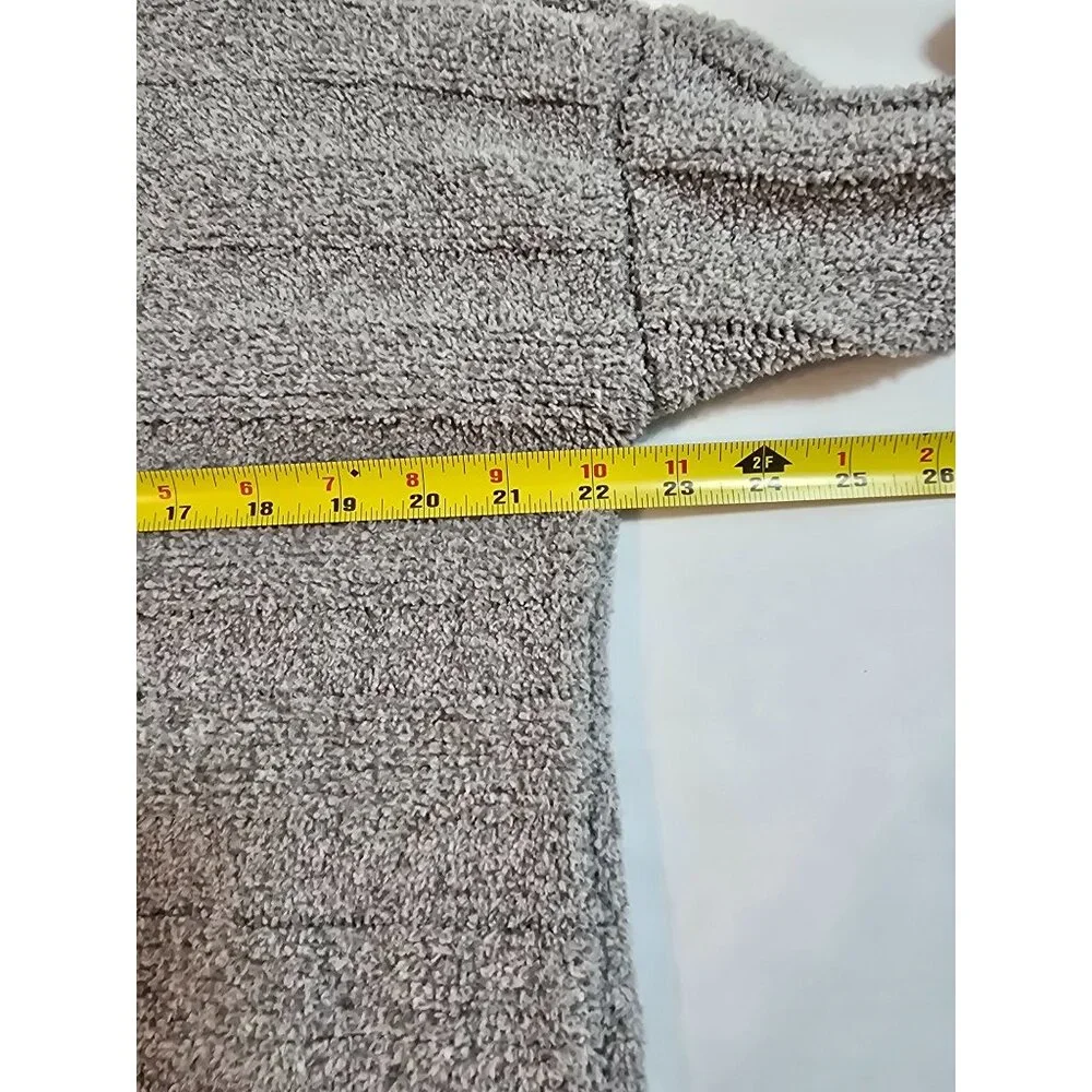 ATM Womens Boucle Cardigan Sweater waist length Button-Down Soft Knit size‎ M